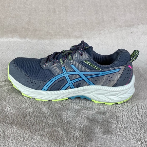 ASICS Gel Venture 9 Shoes Womens Size 10 Gray Trail Running Sneakers NEW - Picture 2 of 10